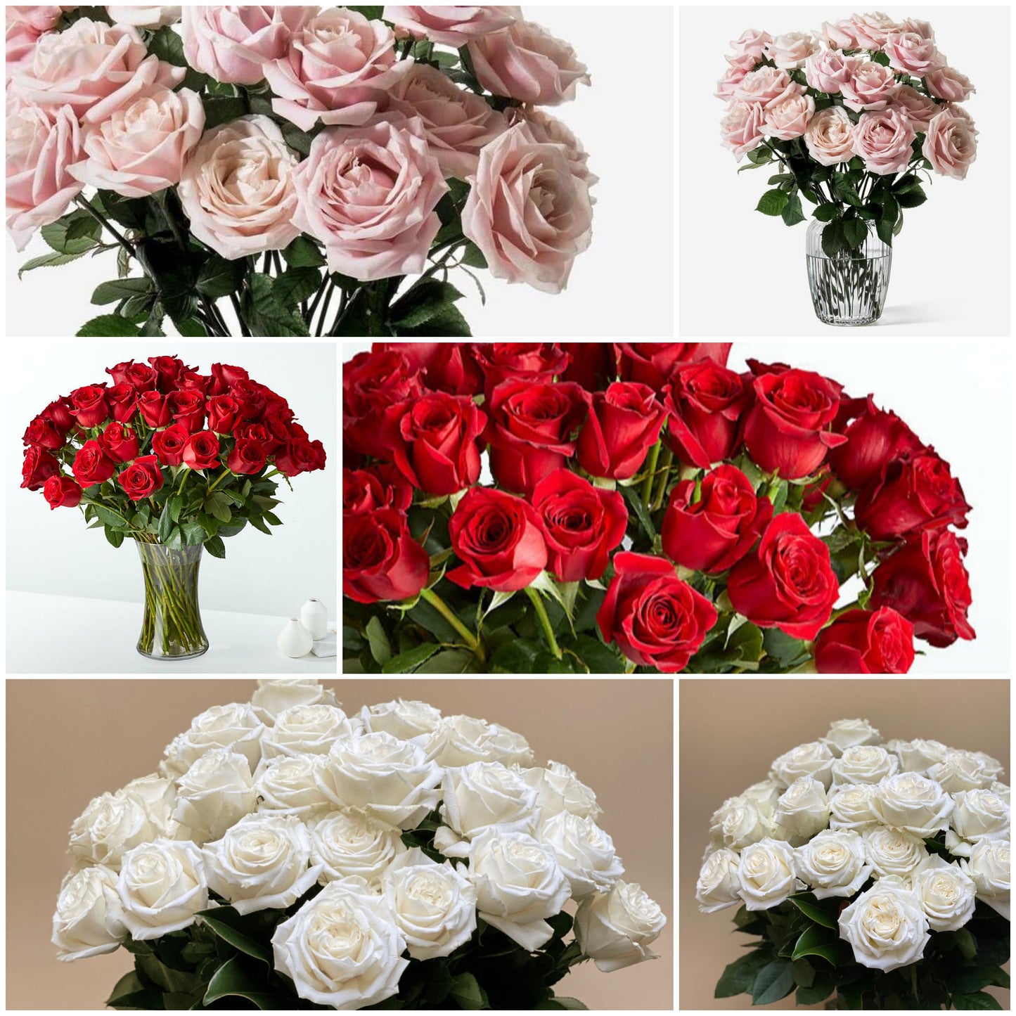 ROSE VASES Starting at $50